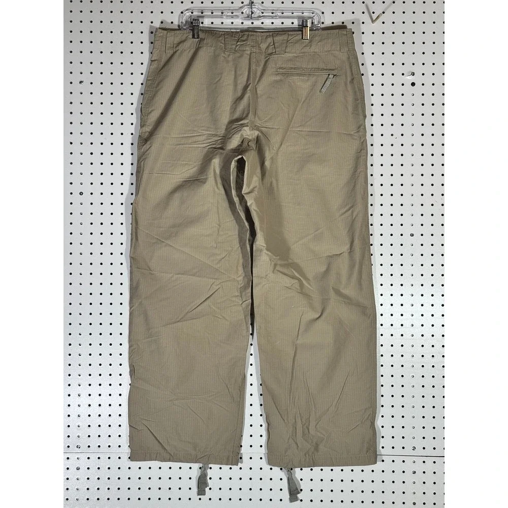 Vintage Nike ACG Y2K Khaki Ripstop Cargo Pants Mens Large Tan Gorpcore Hiking